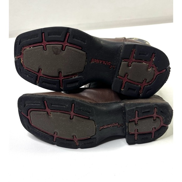 Durango Western Boots Kids 12M Brown America USA Flag Cowboy BT245 - Picture 12 of 16